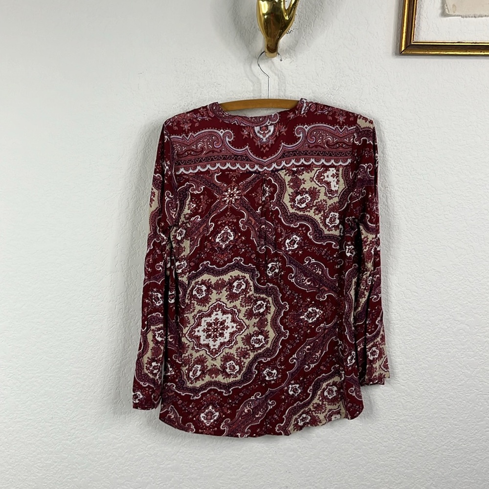 Tiny Anthropologie Devas Popover Sequin Blouse Top - image 5